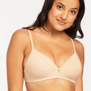 NWT Montelle Wire-Free Convertible Bra | Nude 34F